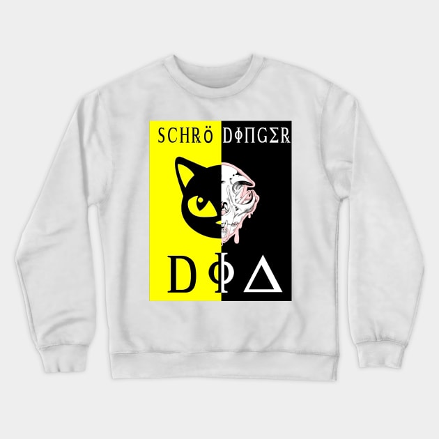 Schrödinger's cat Crewneck Sweatshirt by Jenex